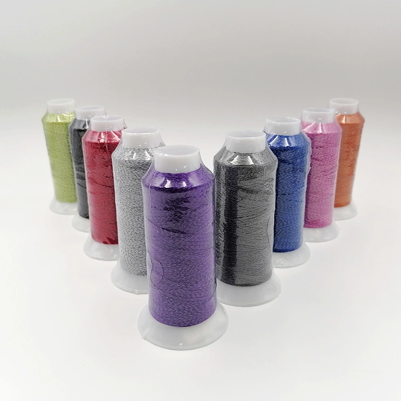 High Light Pet Single Side Reflective Thread Yarn for Sewing