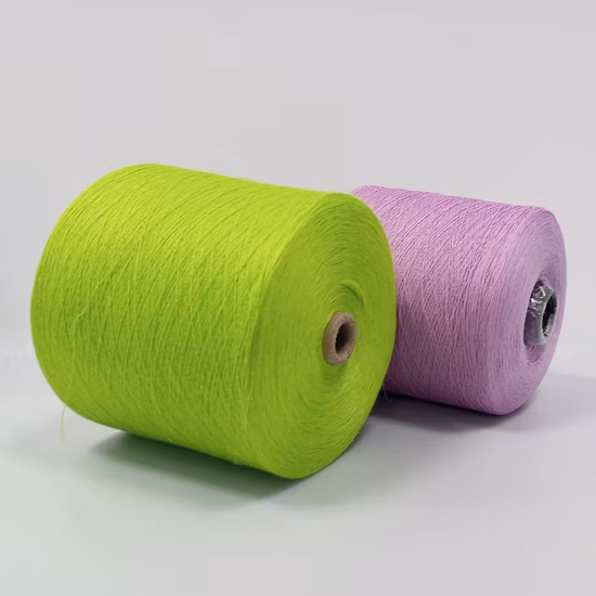 보풀 방지 코어 방적사 2/36nm, 50% 비스코스, 27% PBT, 23% 나일론 양말 소재용 원사